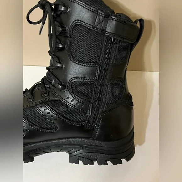 Thorogood Deuce Waterproof Side Zip Black Men’s Boots Composite Safety Toe 10.5 - Picture 7 of 8